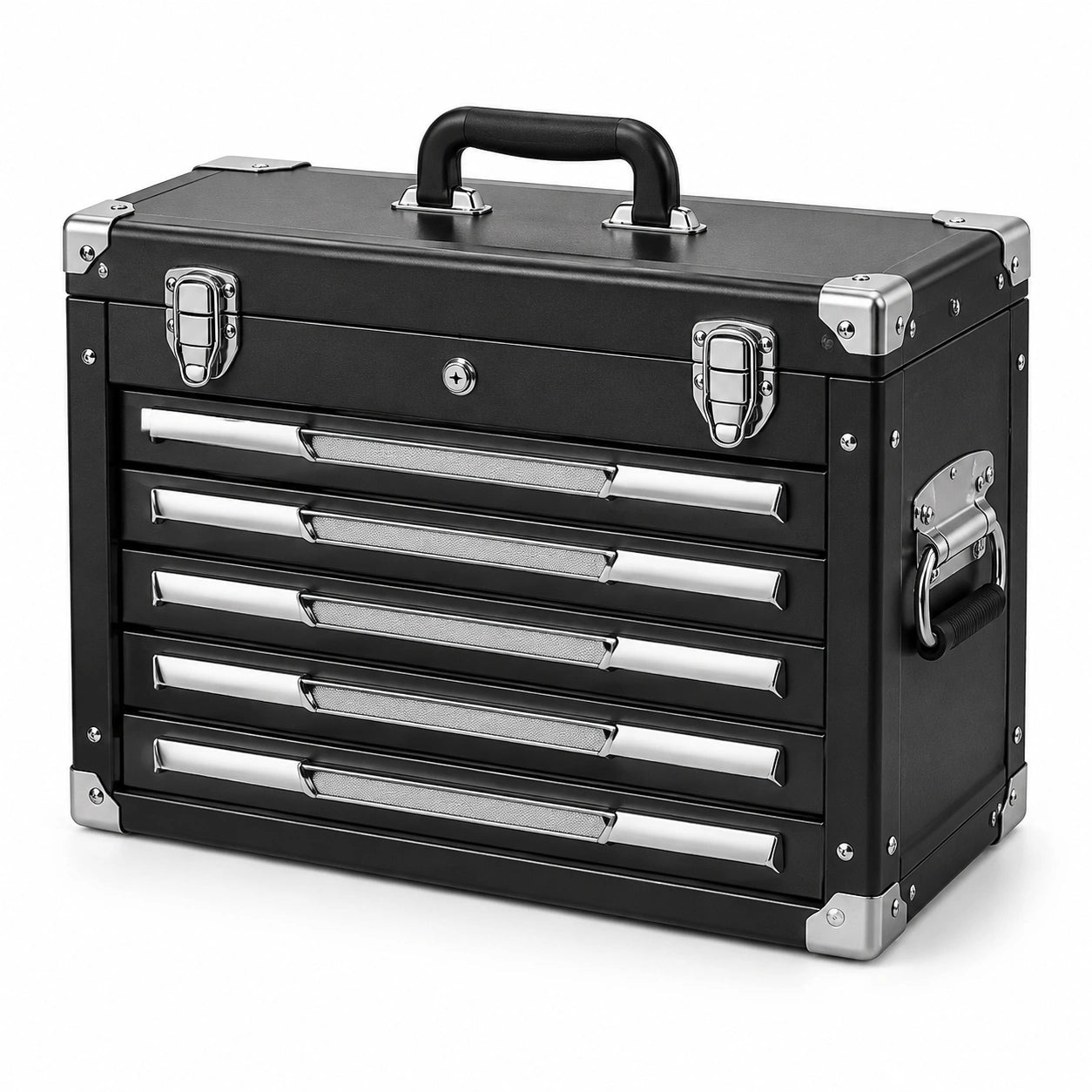 Caja de herramientas de acero con 5 cajones